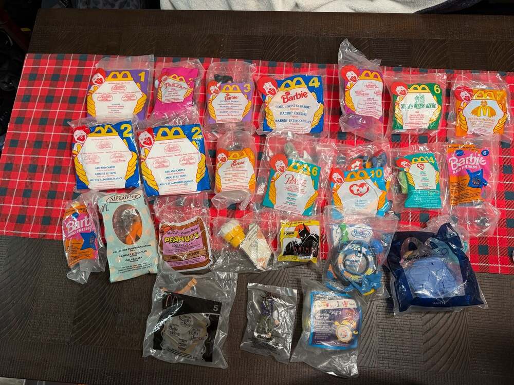 Lot of 35 Vintage McDonald's Happy Meal Toys Sealed